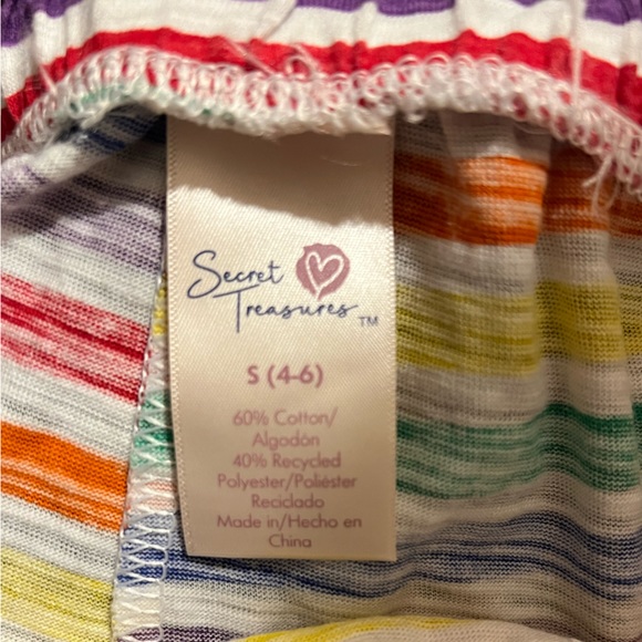 Rainbow Striped Shorts 🌈 Size Small - Picture 2 of 2